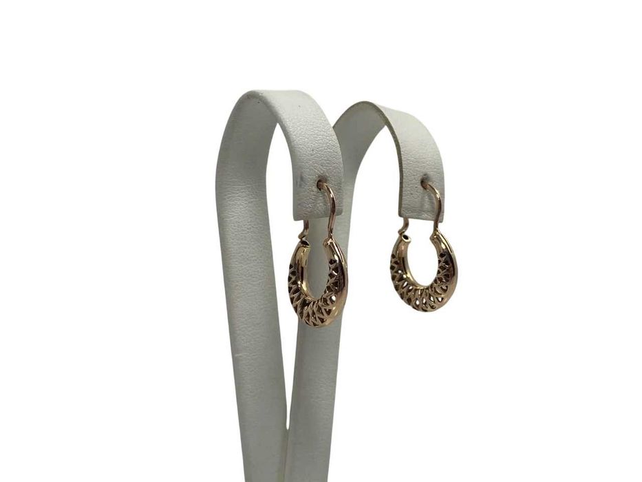 Złote Kolczyki KALACZE P:585 W:3,34G
