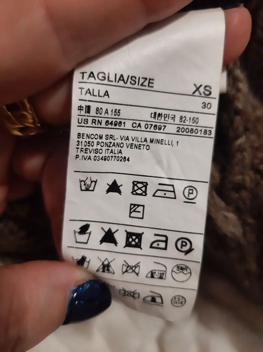 Kardigan wełniany Sisley xs/s