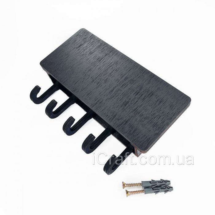 Деревянная полка-ключница вешалка для ключей органайзер держатель бокс