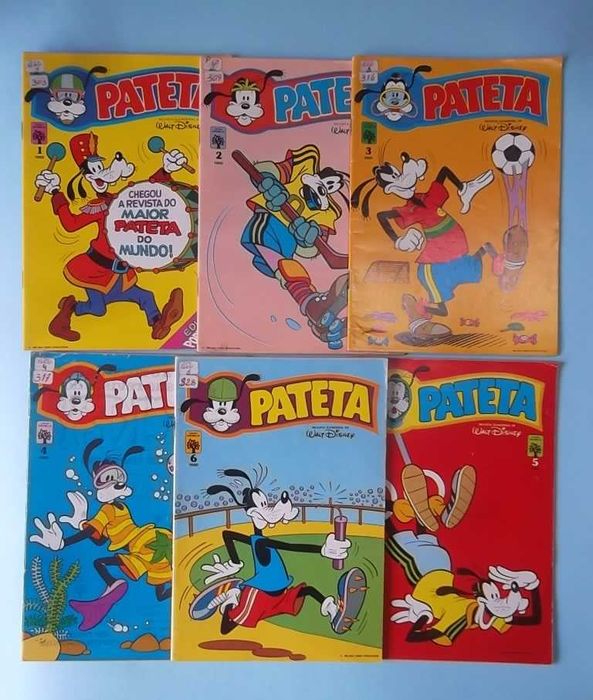 PATETA - edição portuguesa Nº 1 a 9 mais outros números.