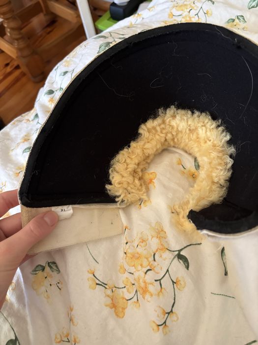 Białe Kaloszki dla konia Eskadron z futerkiem Full