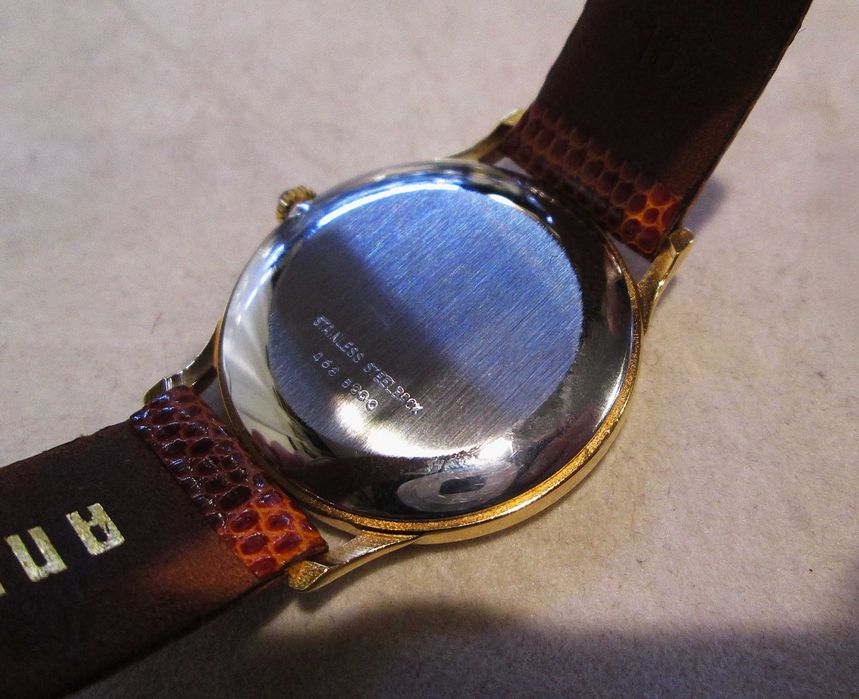 Antigo Relógio de Pulso EDOX c/ Mov. Mecânico - 1980 NOVO Stock Antigo