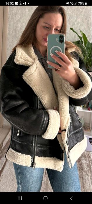 Дубленка  авіатор  46.48