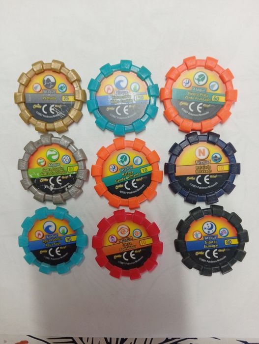 Tazos Pokémon Boinx originais