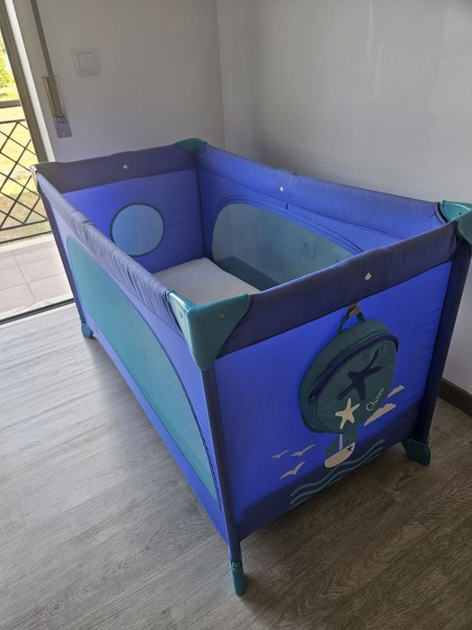 Berço parque Chicco Easy Sleep azul