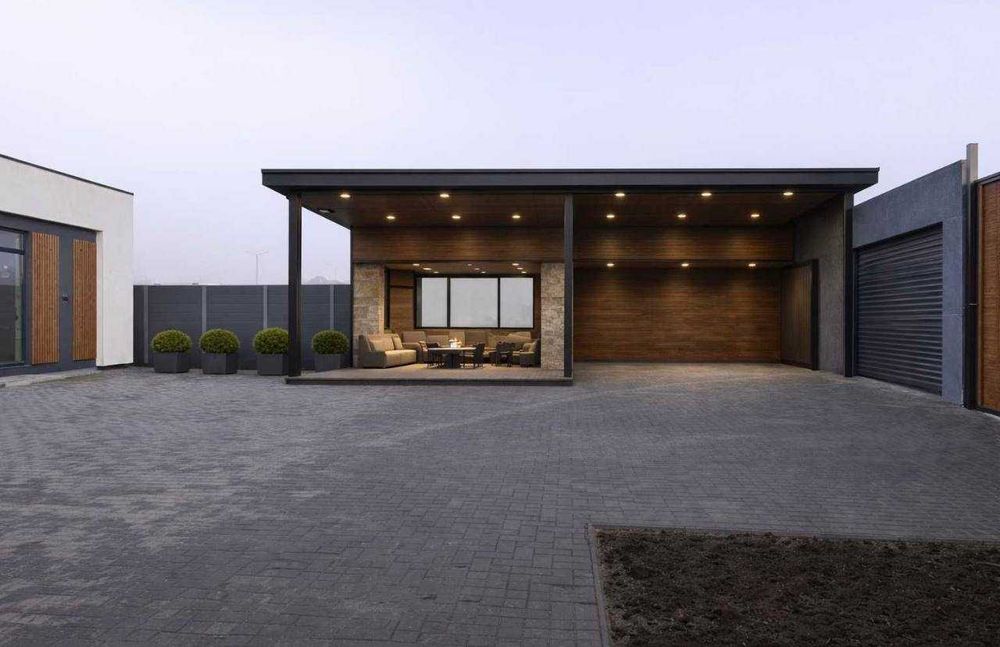 ЖМ Дайберг | Закрытая охраняемая территория | Дом в стиле HI-TECH 1L55