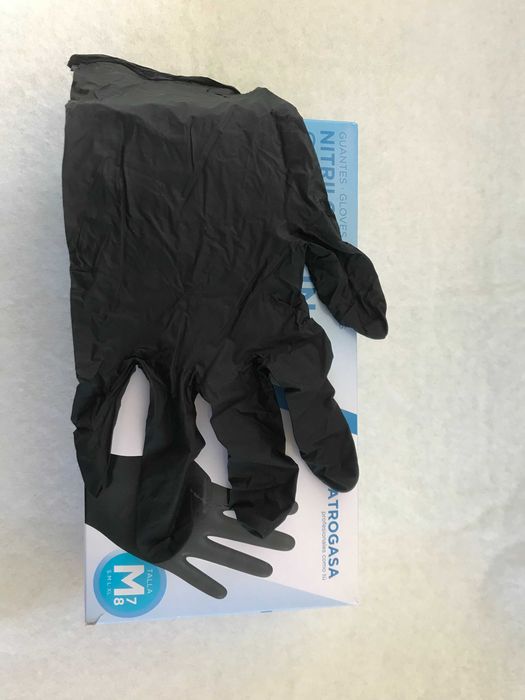 Luvas Nitrilo Softskin Preto Sensitive
