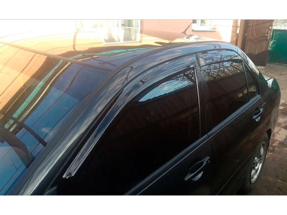 Вітровики SD HIC для Mitsubishi Lancer 9 2004-2008 Полікарбонат (4 шт)