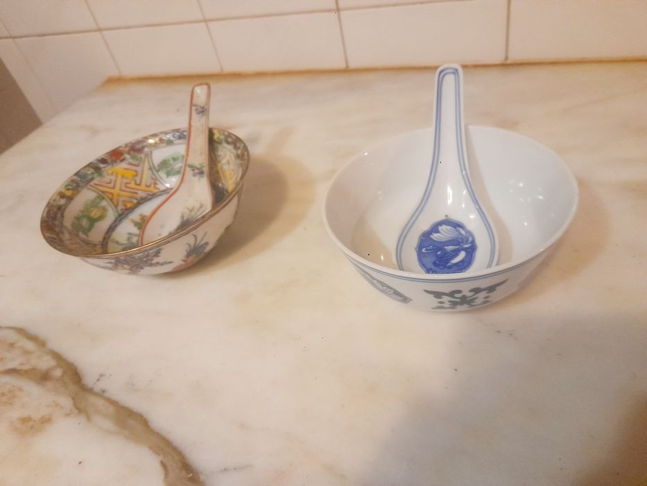 Conjunto de 2 Tigelas Vintage em Porcelana Chinesa