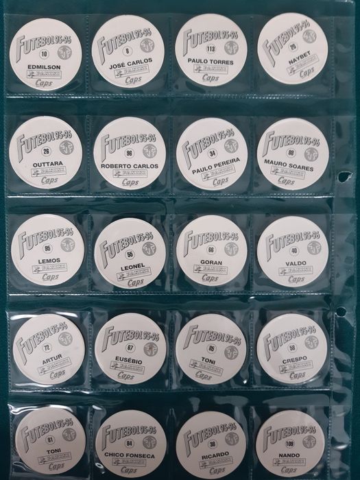 50 Tazos Futebol 95-96 PANINI + Slammer/mastertazo futebol
