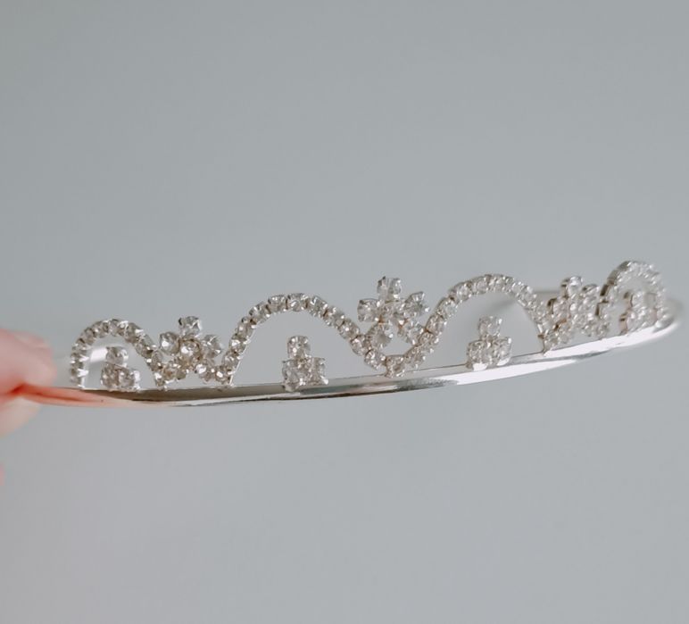 Diadem ślubny mały
