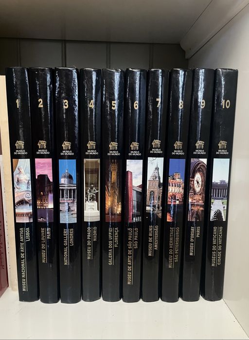 Coleção de 10 Livros “Museus do Mundo”