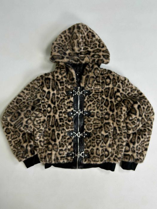 Бомбер с хутром куртка шуба курточка пуховик zip up мех аляска M L S