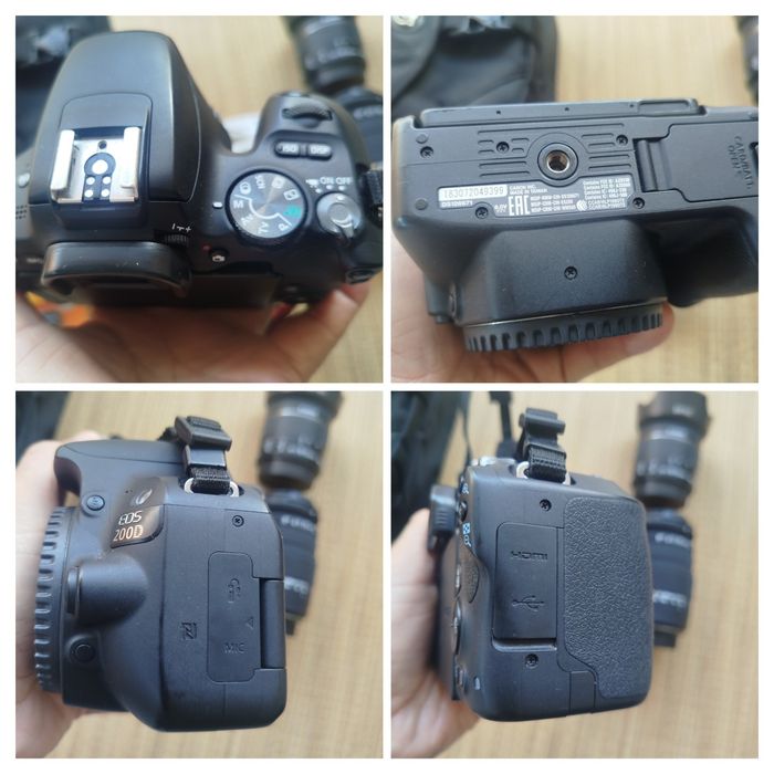 Canon 200D, 18-55mm STM e 50-200mm