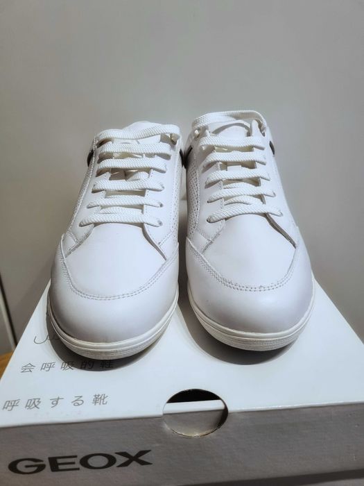 Geox D myria C NOWE białe sneakersy 38 skóra naturalna