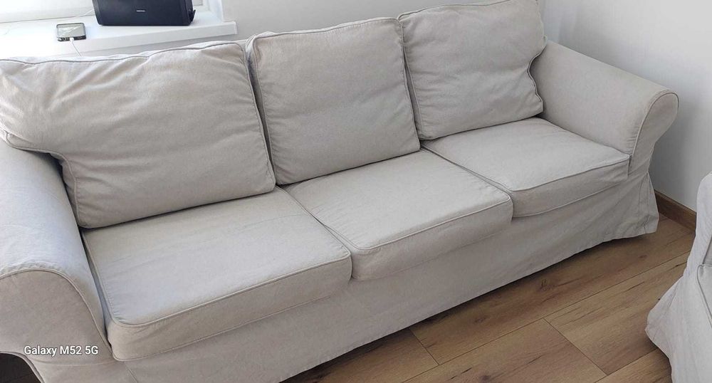 Sofa Ektrop Ikea 3-os. + fotel