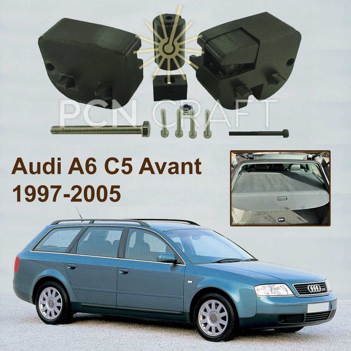 Kit Reparação chapeleira cortina cobertura tela toldo  mala Audi A6 S6 C5 Avant / Allroad