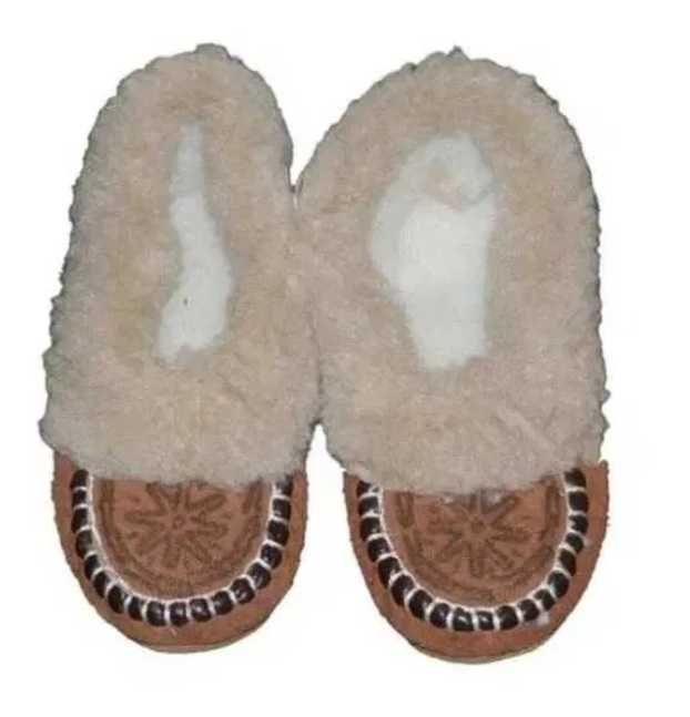 Damskie kapcie ocieplane zamszowe Rozm. 40