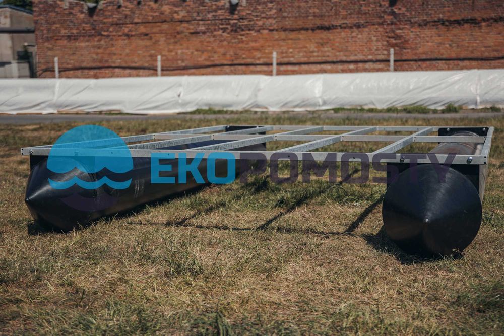 OD RĘKI - platforma pływająca, tratwa, ponton 3x2,4m - 7,2mkw
