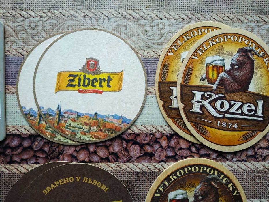 коллекционные пивные подкладки