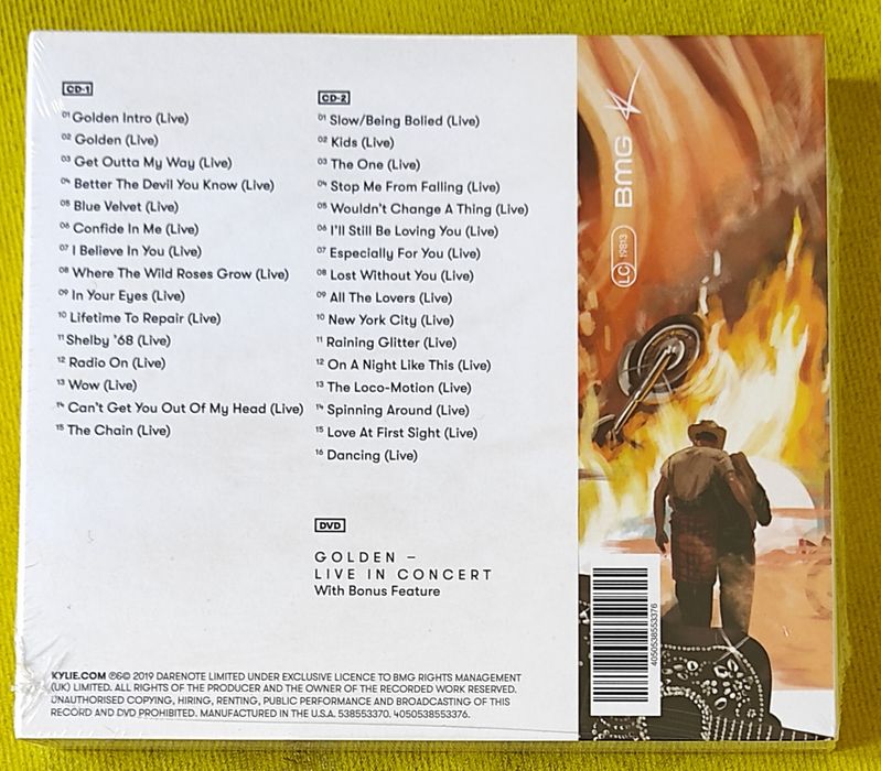 Kylie Minogue - Golden - Live In Concert 2CD+DVD