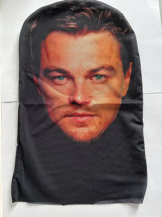 Śmieszna maska Leonardo DiCaprio twarz prezent