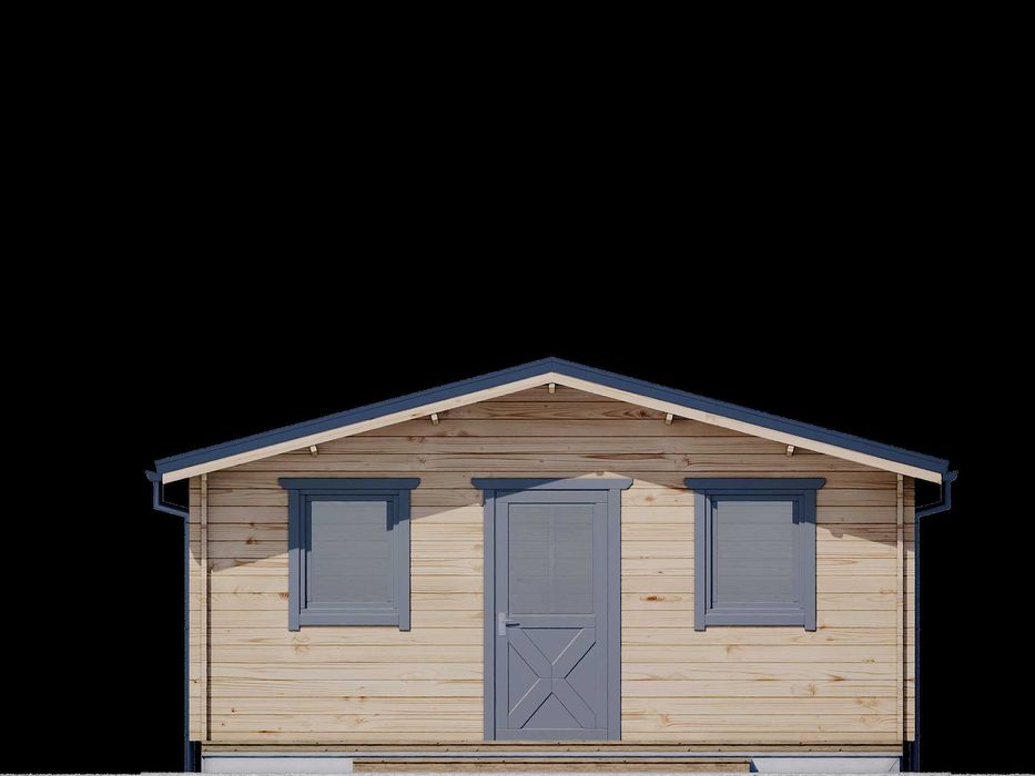 Drewniany domek letniskowy Nela 32 m2 - ROD, ośrodek wypoczynkowy