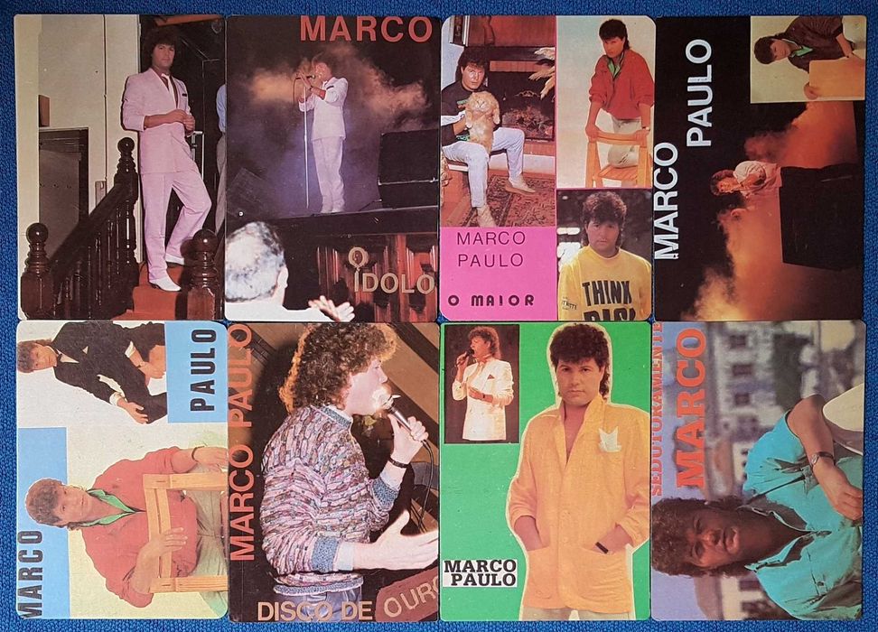 17 Calendários de bolso Marco Paulo (raros)