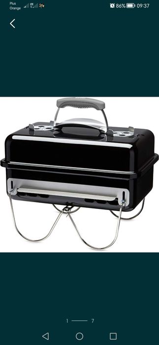 Turystyczny Grill węglowy Weber gazowy