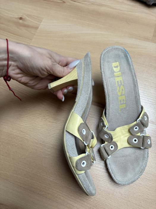 Sandały skórzane diesel