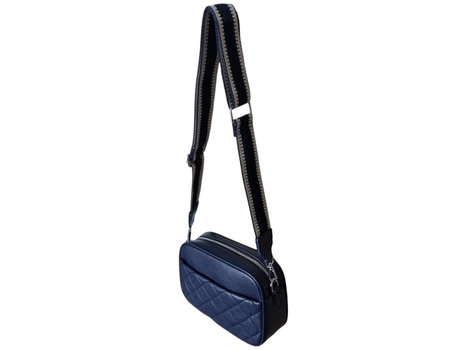 Torebka Damska Niebieska Mała Listonoszka Na Ramię