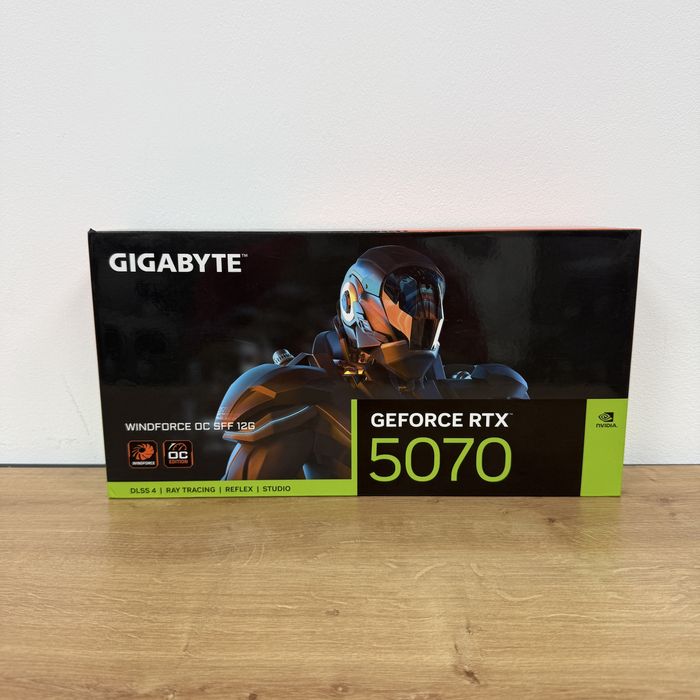 Відеокарта Gigabyte • GeForce RTX 5070 • 12GB GDDR7 WINDFORCE OC SFF Ray Tracing | ГАРАНТІЯ