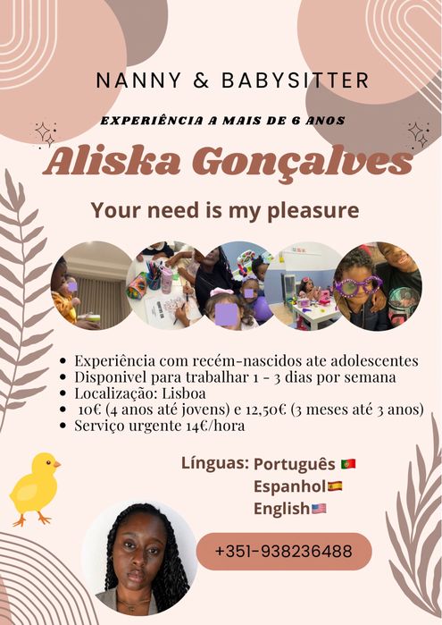 Babysitter em lisboa
