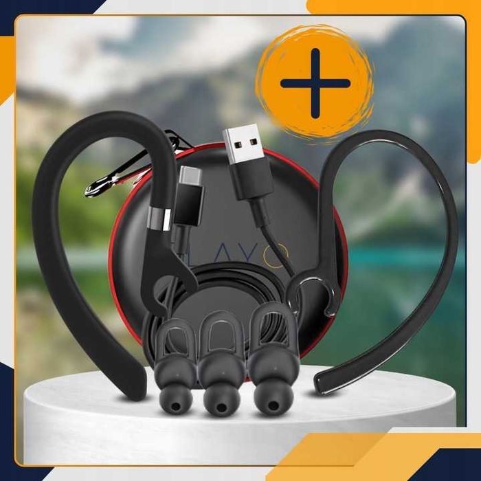 SŁUCHAWKA bluetooth DLA KIEROWCY bezprzewodowa do rozmów DO UCHA