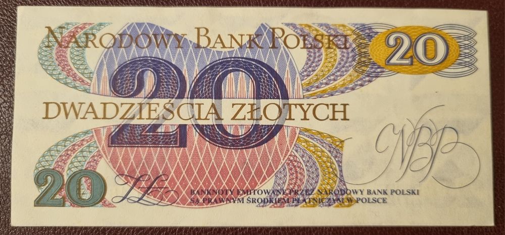 Banknot  PRL  20 zł