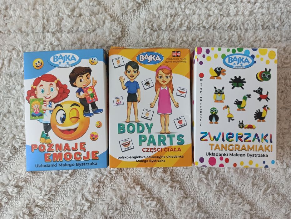Zestaw układanek dla dzieci Bajka 2-3 lata