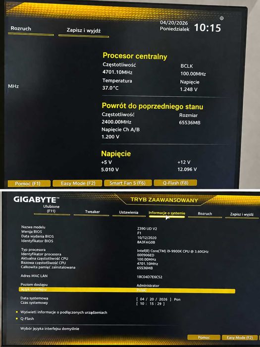 Komputer Gamingowy | i9-9900K | RTX 3080 Ti | Gaming PC12GB | 64GB RAM