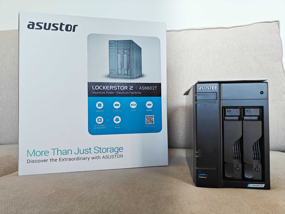 Serwer NAS ASUSTOR AS6602T Lockerstor 2 | 16 GB RAM | Oryginalne Pudełko