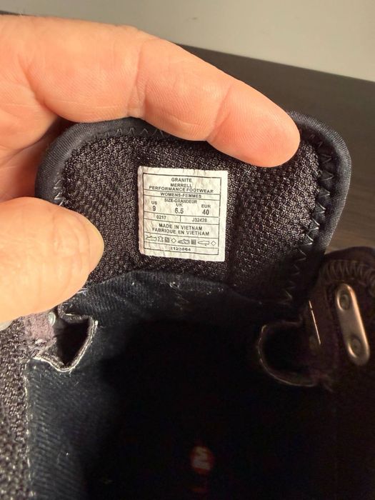 Черевики трекінгові Merrel carpa mid gore-tex. Р 40 на 25.5 см.