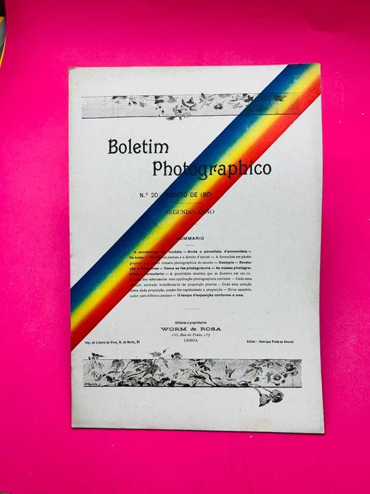 Boletim Photographico N20 - Agosto de 1901