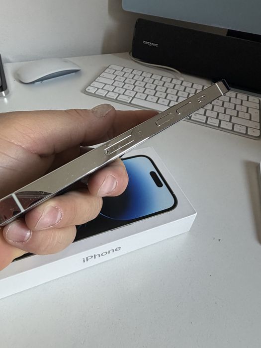 iPhone 14 Pro 1TB Silver Idealny Bateria Oryginalna 94%