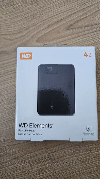Dysk przenośny WD Elements 4TB Nowy