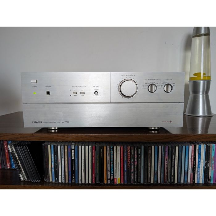 Hitachi HA7700 topowy wzmacniacz stereo, 16kg, dual mono, vintage 79r