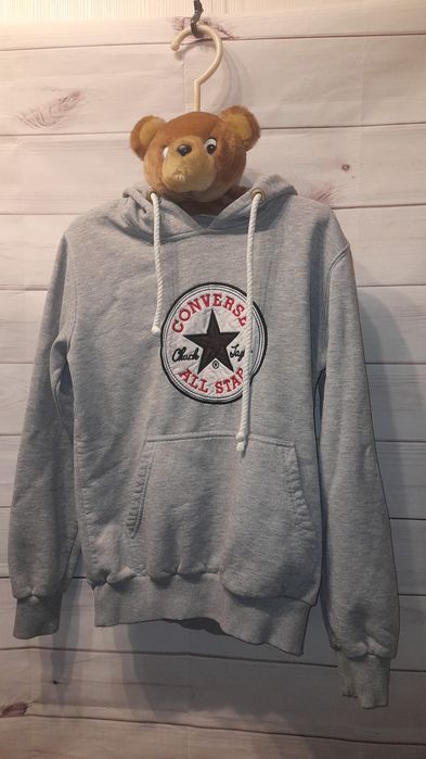 Bluza z kapturem kangurka Converse S
