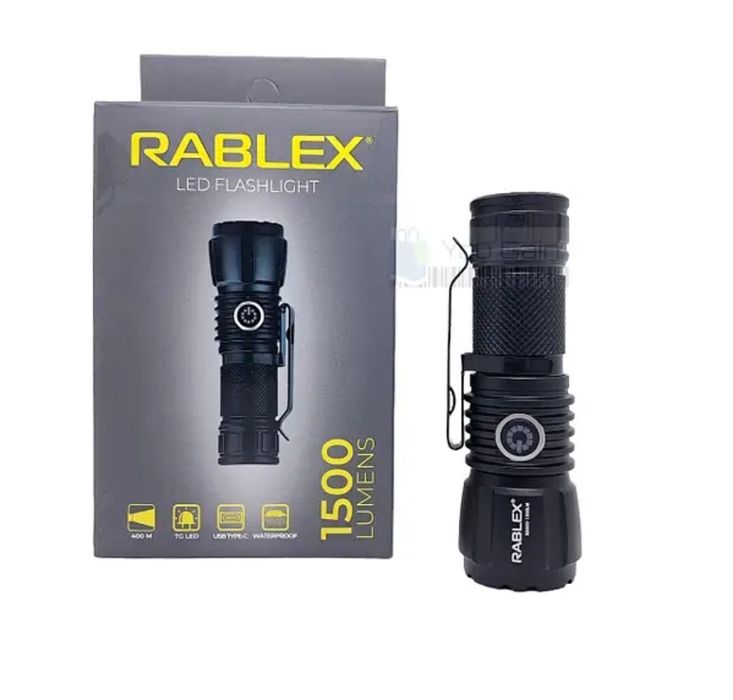Ліхтар ручний водозахищений Rablex RB-900 TG LED з магнітною підошвою