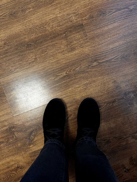 Чоловічі замшеві чорні ботинки Davis, 43 розмір