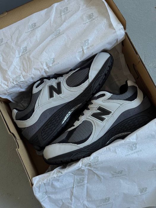 Оригинал New Balance 2002r (U200210D) оригинальние мужские кроссовки серие з чорною підошвою, летние сетка