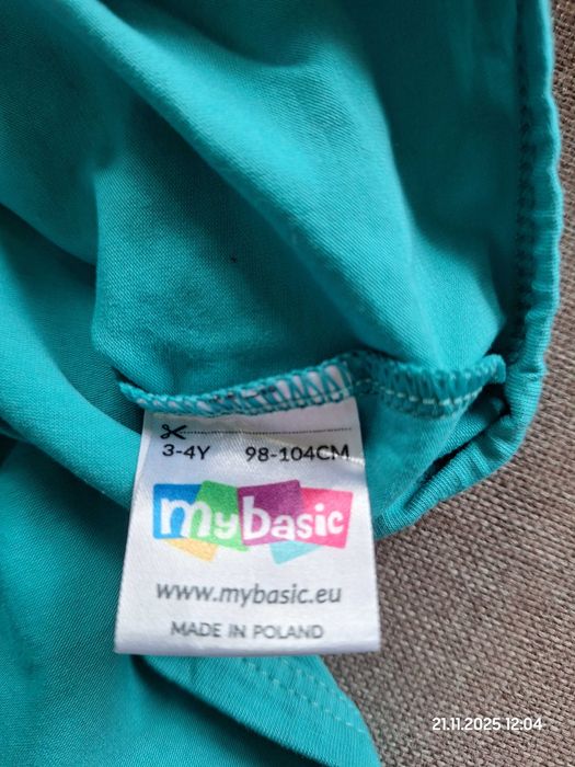 Body bezrękawnik mybasic 98/104