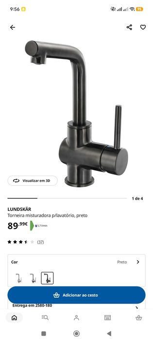 Torneira de Lavatório Misturadora - Alenquer