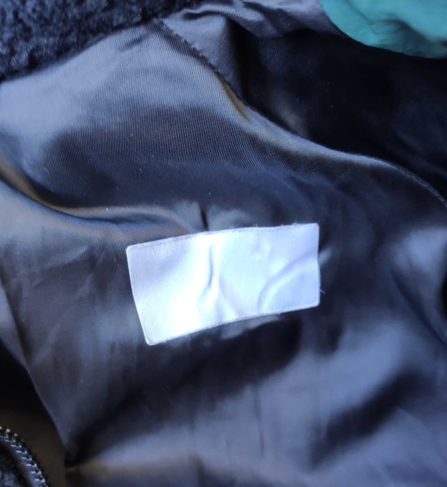 Kurtka polarowa sherpa jesienna czarna skate r. M